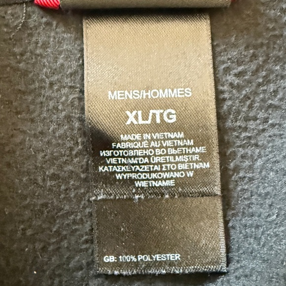 The North Face Men’s Polartec Classic Full Zip Black Fleece Jacket Men’s XL - Picture 6 of 12